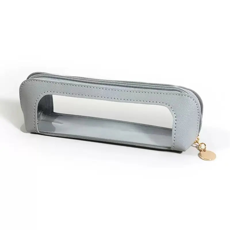 Clear Makeup Bag, Multi-Grid Cosmetic Storage Pouch, Handheld Cosmetic Pouch, Portable Zipper Makeup Organizer, Cosmetic Organiser, Makeup Accessories Organizer, Cosmetics Accessories for Travel, Parties and Everyday Use