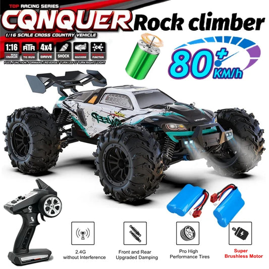 Remote Control Car off Road 4X4 RC Car High Speed Buggy Truck Super Brushless 50 or 80KM/H Fast Drift Racing Toy Gift