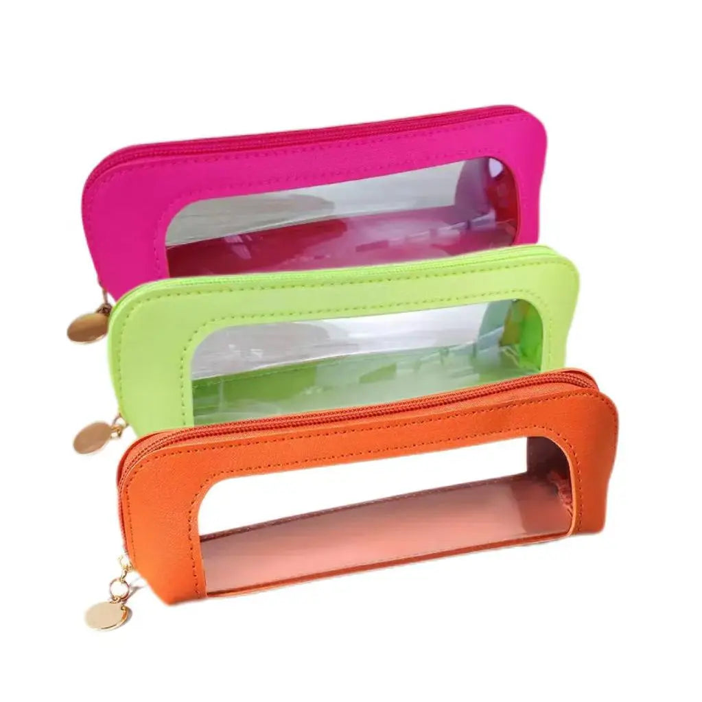 Clear Makeup Bag, Multi-Grid Cosmetic Storage Pouch, Handheld Cosmetic Pouch, Portable Zipper Makeup Organizer, Cosmetic Organiser, Makeup Accessories Organizer, Cosmetics Accessories for Travel, Parties and Everyday Use