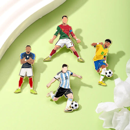2026 Edition Specialty Pins - Historical - Timeless Collectors Item - Premium Weighted Zinc Alloy，North America Soccer Pin – 2026 World Cup Souvenir, Zinc Alloy Badge, Gift for Soccer Fans,Summerwins