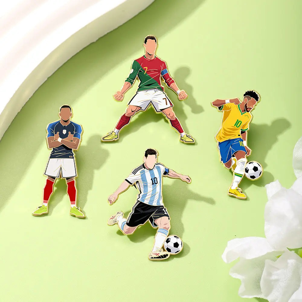 2026 Edition Specialty Pins - Historical - Timeless Collectors Item - Premium Weighted Zinc Alloy，North America Soccer Pin – 2026 World Cup Souvenir, Zinc Alloy Badge, Gift for Soccer Fans,Summerwins
